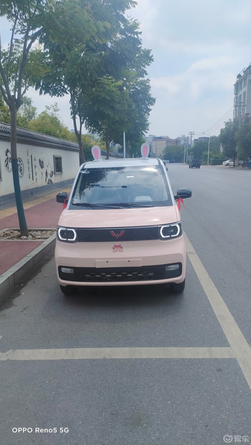 五菱宏光mini马卡龙  梦幻美少女粉