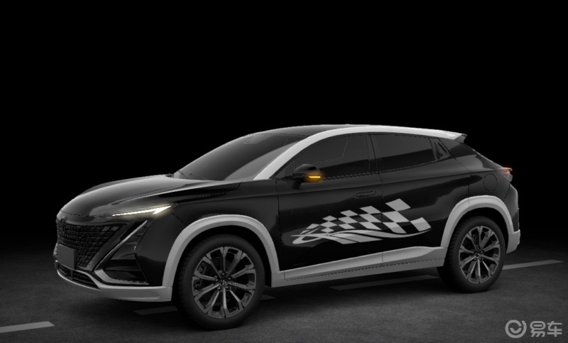 改装长安unit模拟效果图