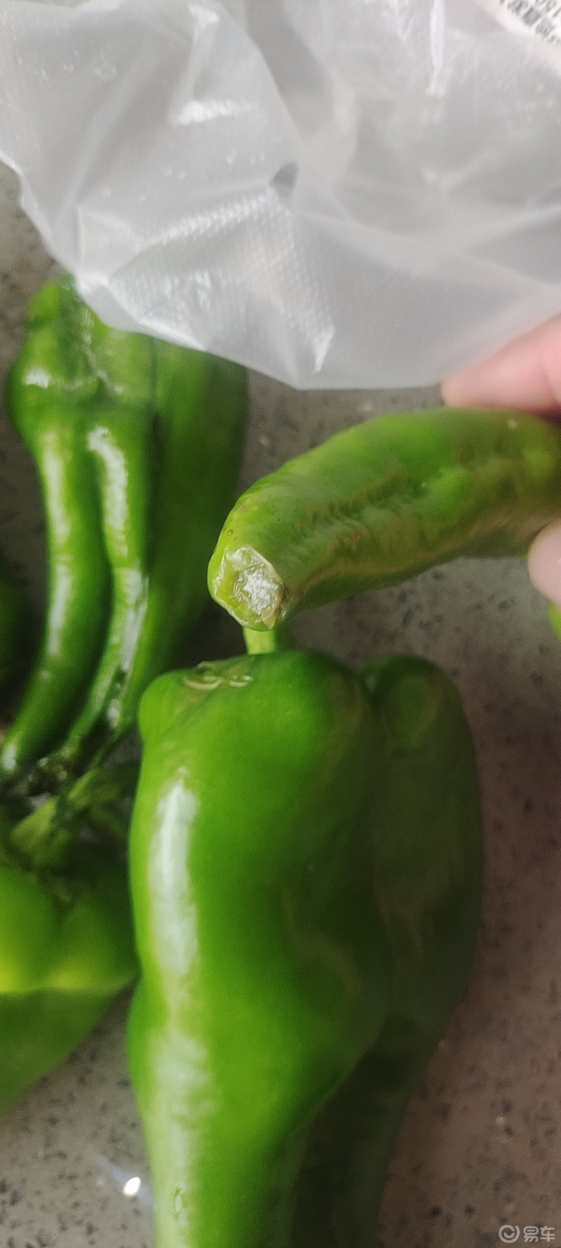今天郁闷,网上买点菜,青椒,竟然都烂了,唉真不走运,退货退货了.