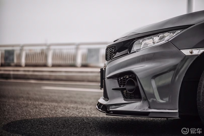 十代思域fc450包围前后杠中网侧裙尾喉我敢说这一套改装颜值没有几个