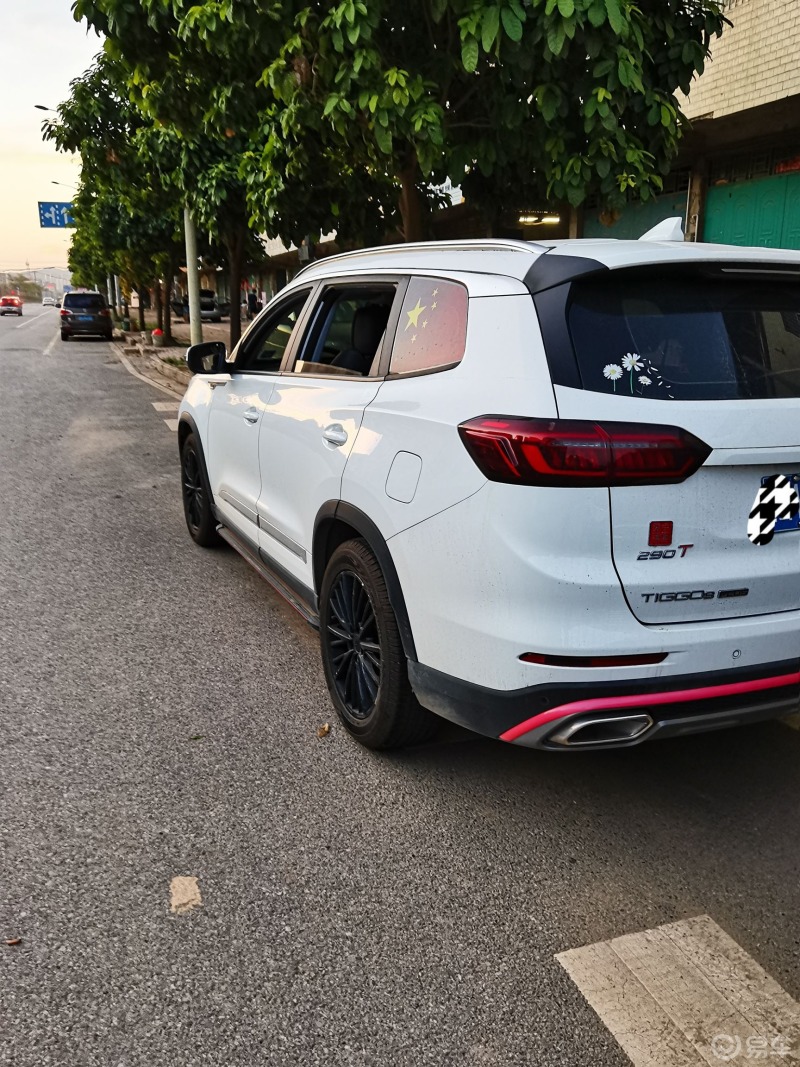 奇瑞瑞虎8plus出售订了电车所以出售个人使用无事故无泡水无故障白色