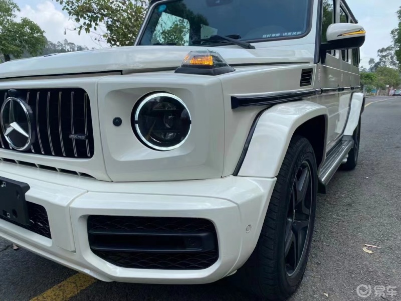 礼物新到极品17升级20款奔驰g65amgv12白色双拼内