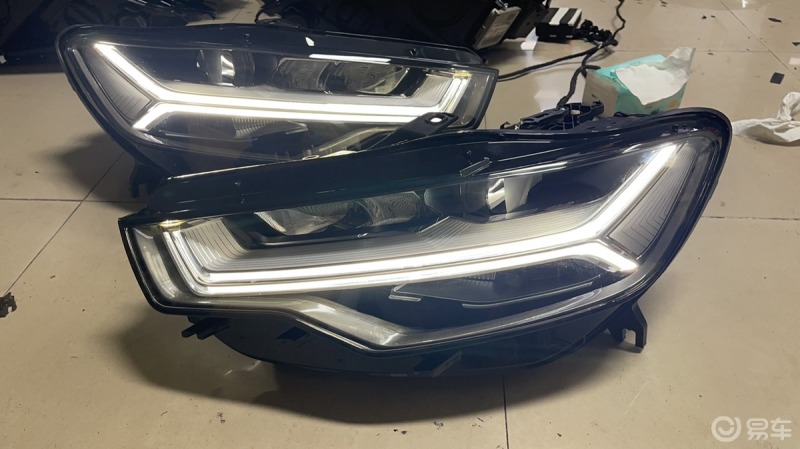 奥迪a6l大灯总成改装原厂进口led升级老款改18款led新款c7pa头灯总成