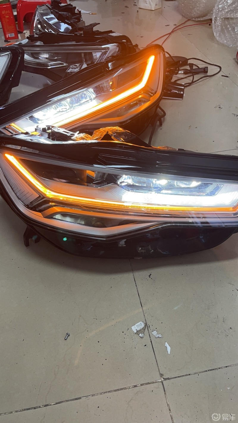奥迪a6l大灯总成改装原厂进口led升级老款改18款led新款c7pa头灯总成