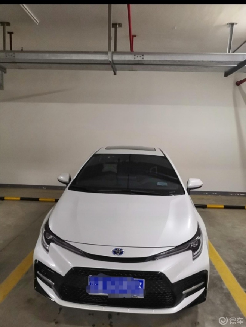 新手福利第四弹#提车作业:21款雷凌双擎运动,珍珠白颜色,2020年10月