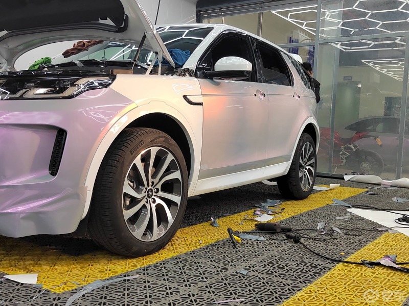 奇瑞路虎白改梦幻火山灰03收工