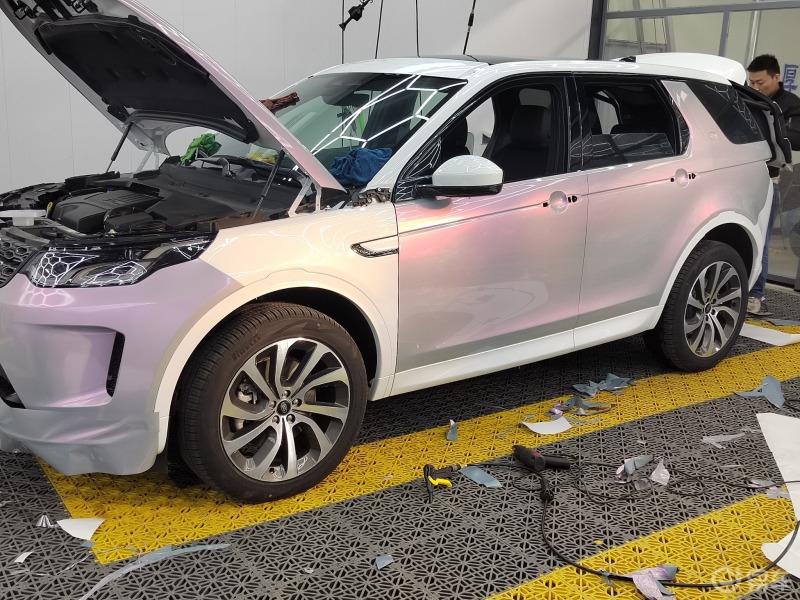 奇瑞路虎白改梦幻火山灰03收工