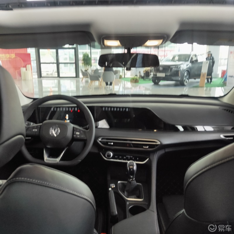 手动豪华逸动plus白色到店了