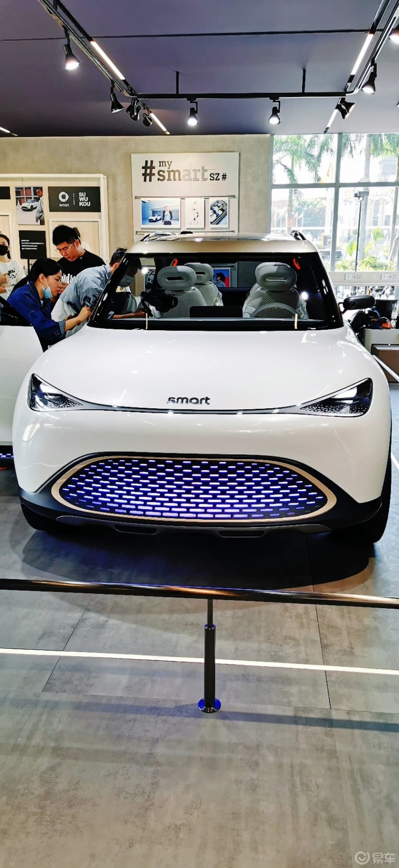 Smart精灵1号概念车国内巡展实车特别特别Q,很潮。悬浮车顶,21寸轮毂,_smart精灵#1社区_易车社区