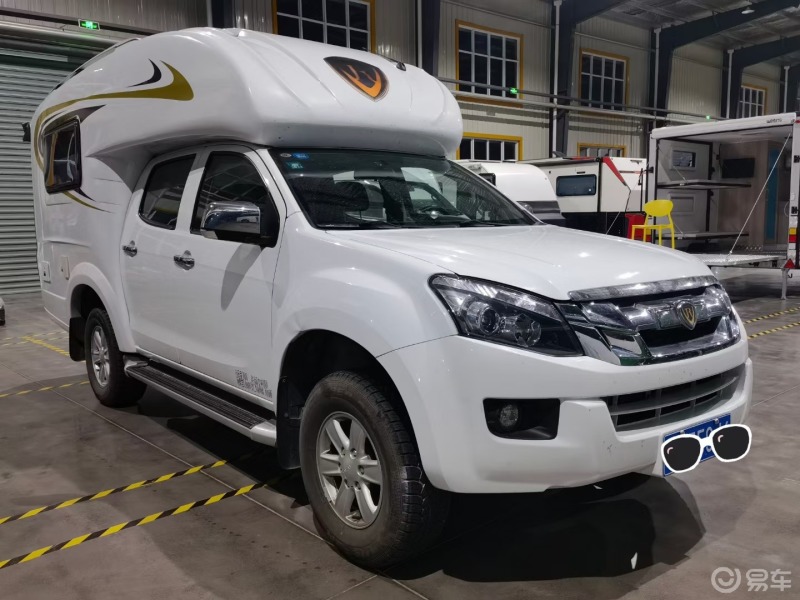 二手房车  17年五十铃dmax皮卡房车