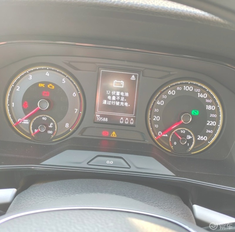 朗逸通电显示12v蓄电池电量不足你们的有这种情况吗?08