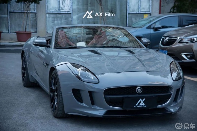 捷豹f-type改色鉴赏,高亮纳多灰永远的神
