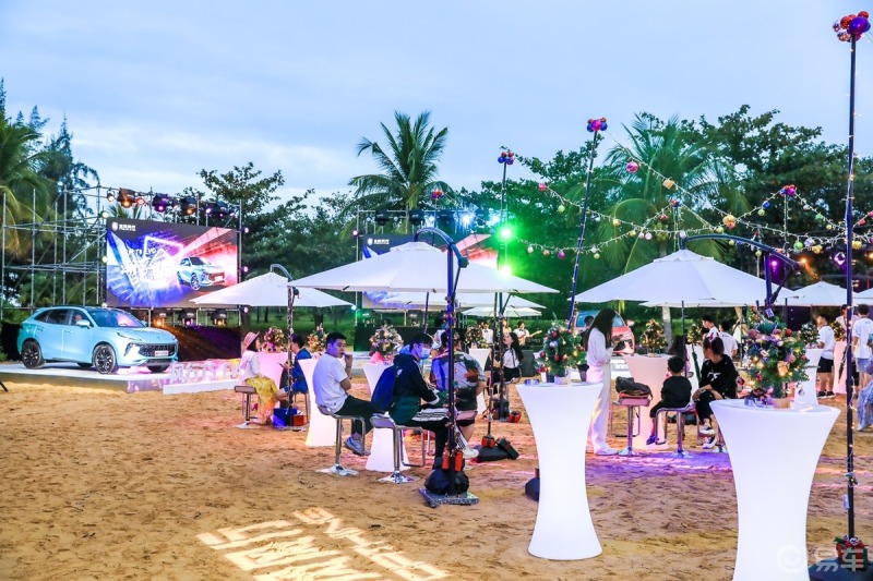 风行T5Evo车友会成立之三亚沙滩派对