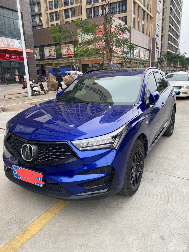 广东佛山车友出一台蓝色讴歌rdx.a-spec.两驱尊享,全车原版原漆