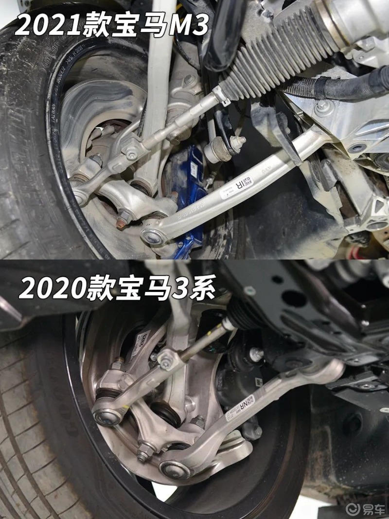 宝马m3百万豪车的底盘长啥样今天带你来看看