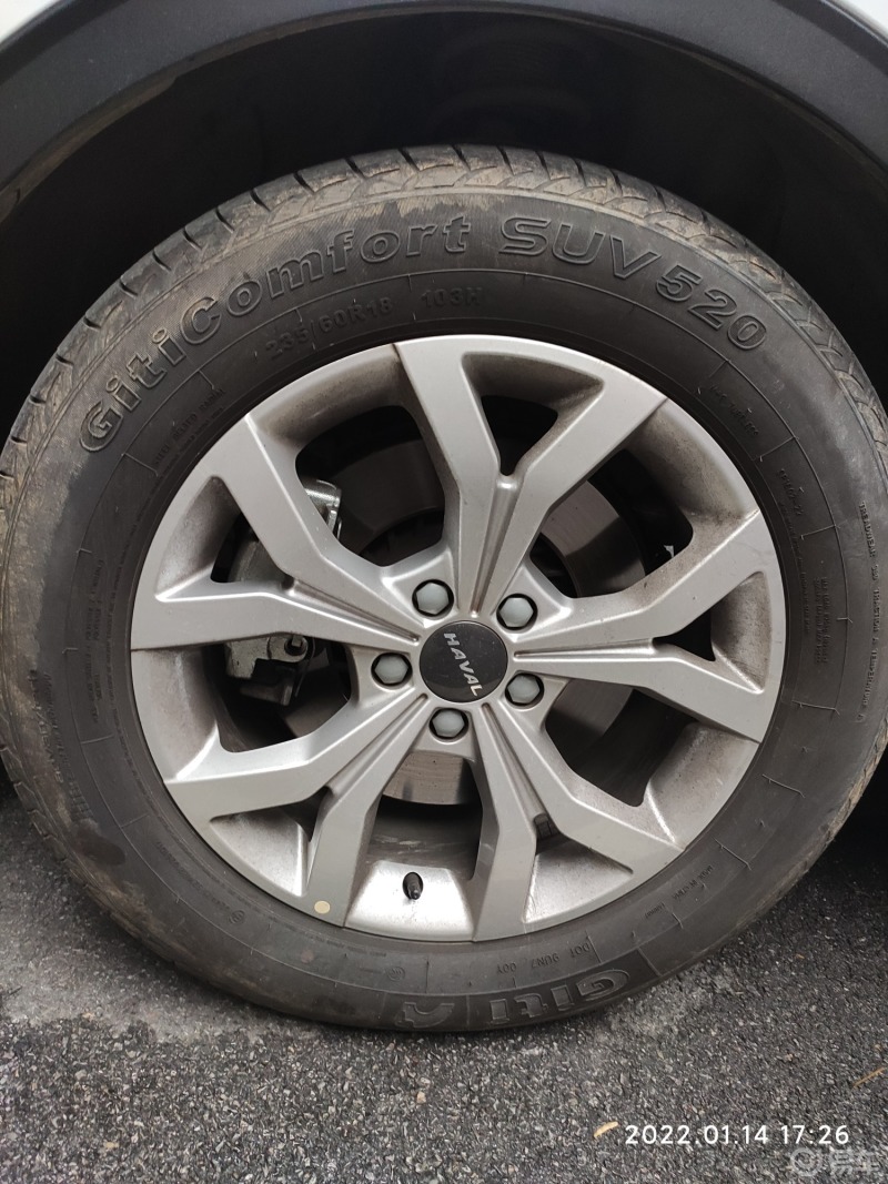 哈弗h6的怎么识别轮胎的信息