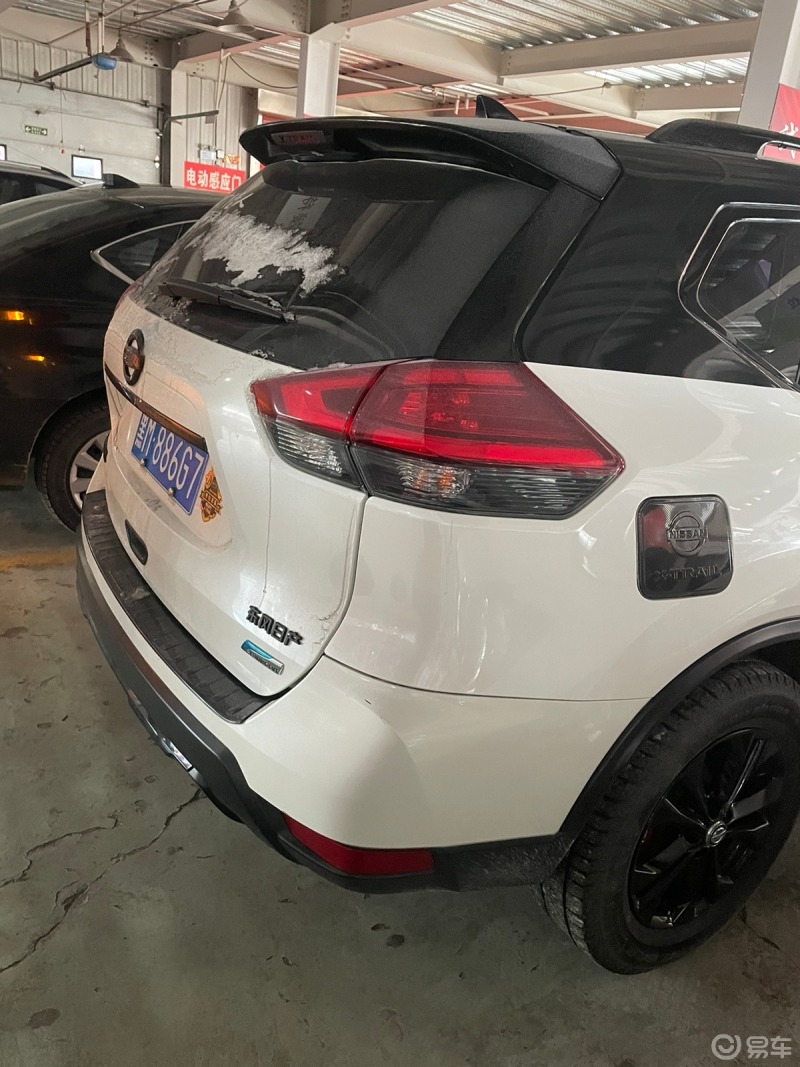 日产奇骏改烤漆黑轮毂这套轮毂是在车友会 车友那买的,14款轮毂,人家