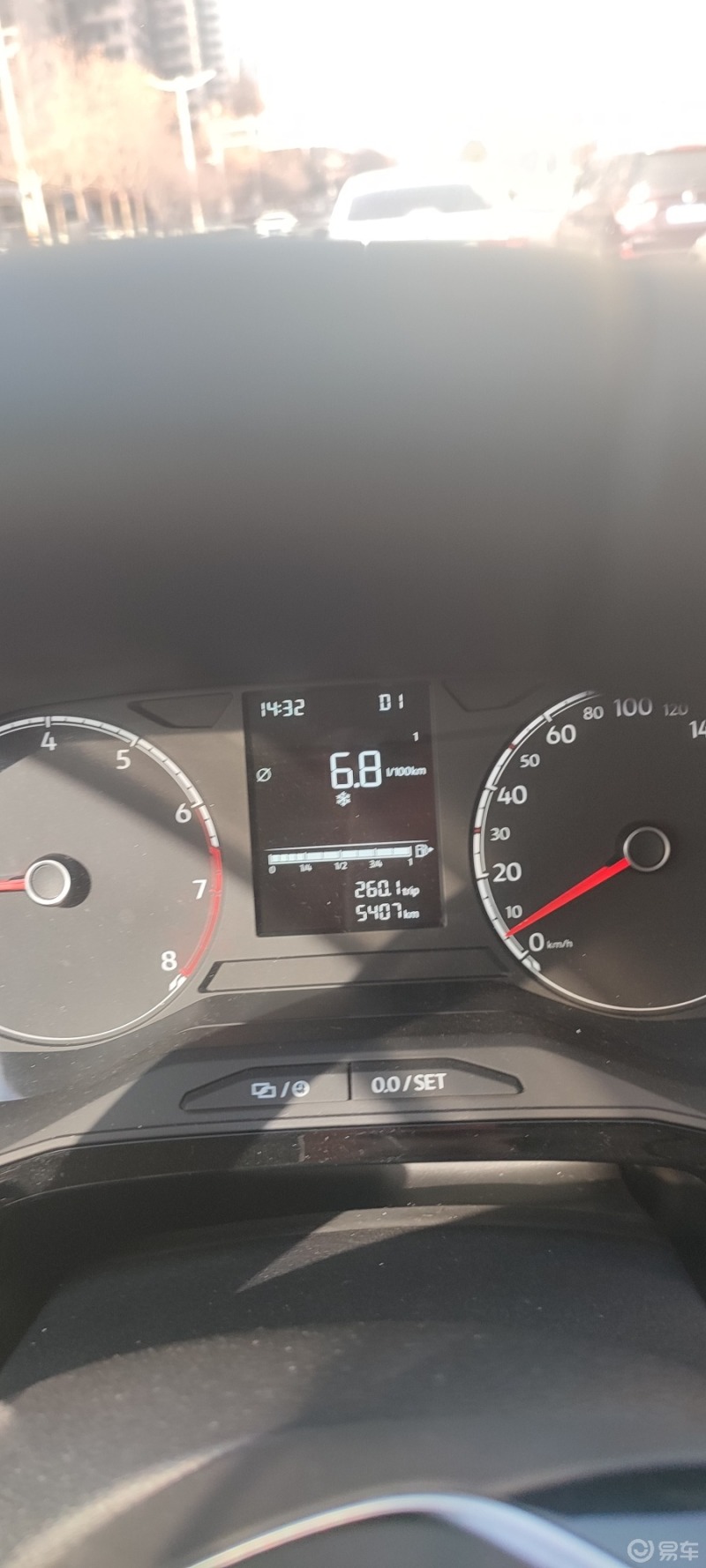 真实捷达vs5自动悦享车主新车行驶5000公里油耗有照片不知道社区的