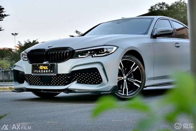宝马3系改色axfilm战舰灰