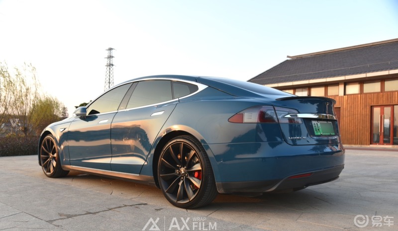model s改色axfilm深邃蓝