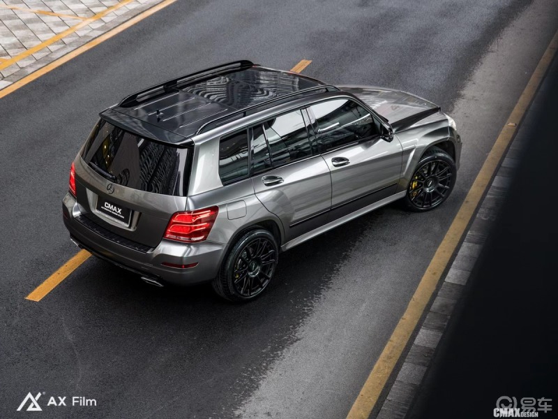 奔驰glk改色液态金属银"断货王"