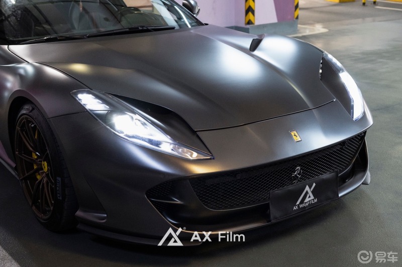 法拉利812改色axfilm山灰|这是多少人的梦中情车啊04