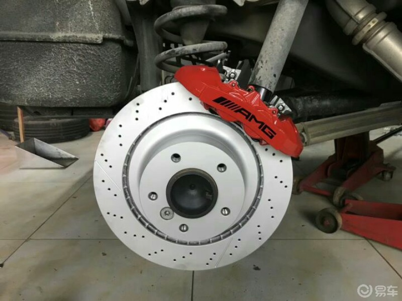 奔驰g350刹车升级改装amg前六后四活塞卡钳分泵
