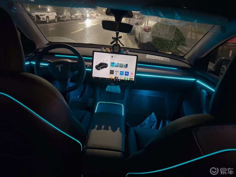 氛围灯还是非常不错的_model y社区_易车社区