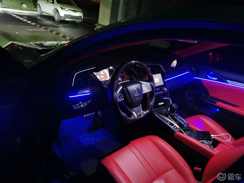 十代思域氛围灯安装作业