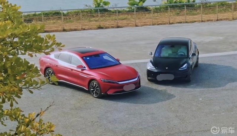 比亞迪漢實測對比特斯拉model 3_漢新能源社區_易車社區