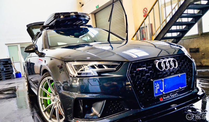 a4 avant瓦罐改装体验改装清单:1.亮黑塑料前铲:2.拓乐7206低