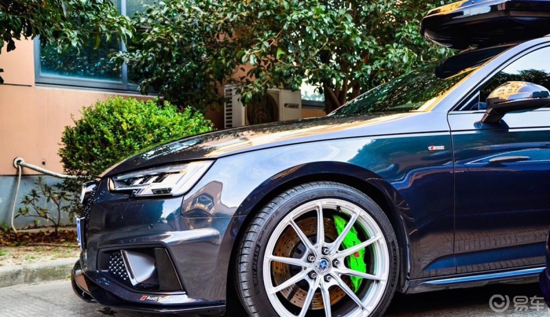 a4 avant瓦罐改装体验改装清单:1.亮黑塑料前铲:2.拓乐7206低