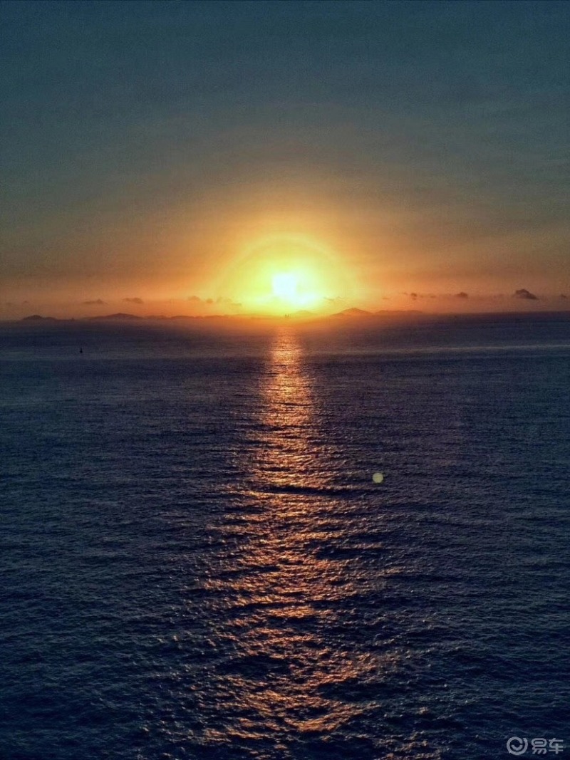 夕阳落下的模样很美很美