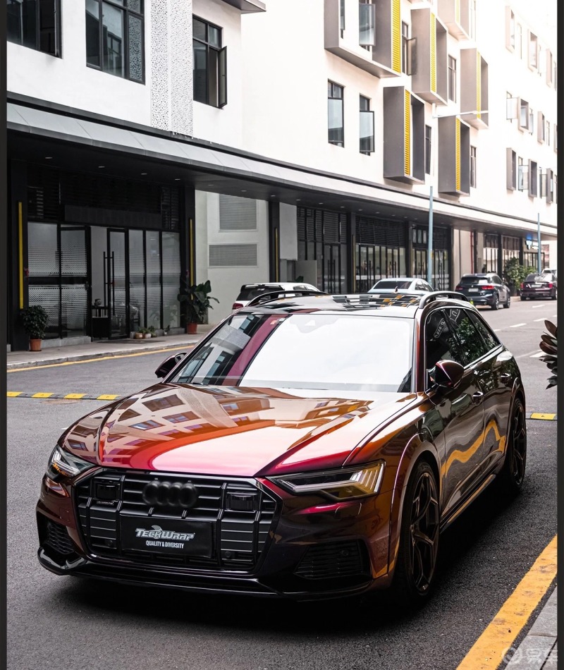 一眼98就沦陷~让人过目不忘的黑红渐变色96_奥迪a6社区_易车社区