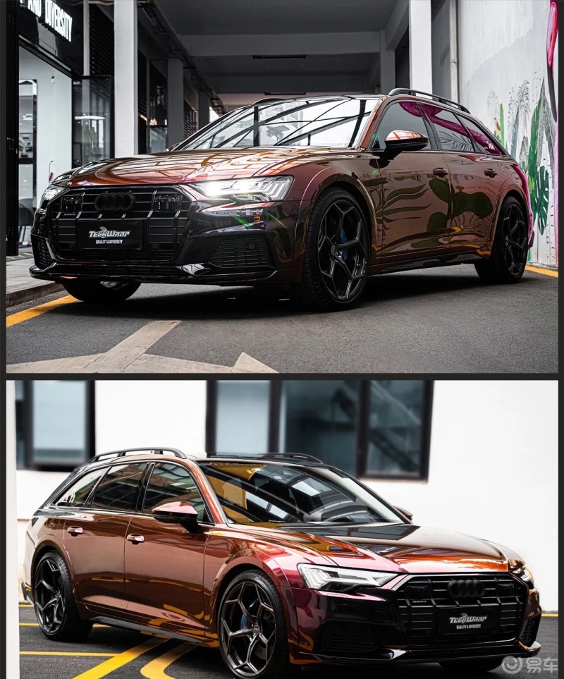 一眼98就沦陷~让人过目不忘的黑红渐变色96_奥迪a6社区_易车社区