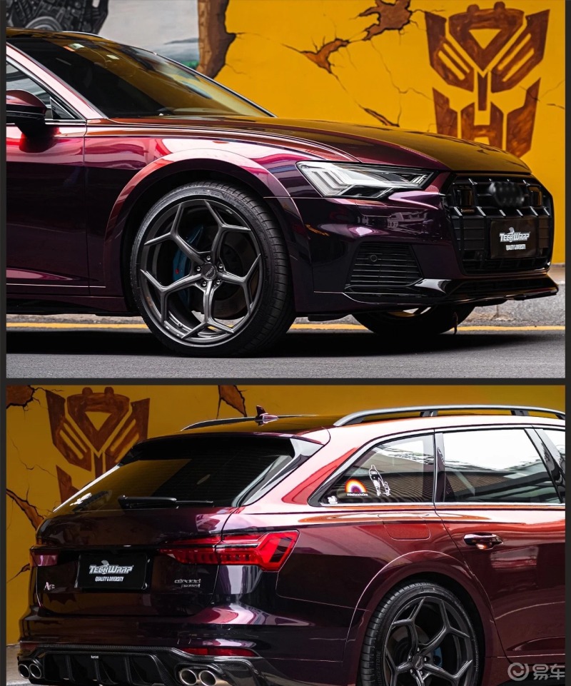 一眼98就沦陷~让人过目不忘的黑红渐变色96_奥迪a6社区_易车社区