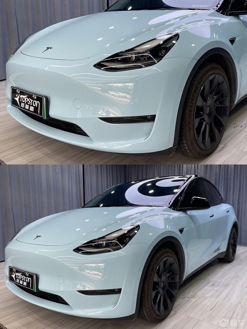 96特斯拉可以闭眼入的颜色|pet冰川蓝