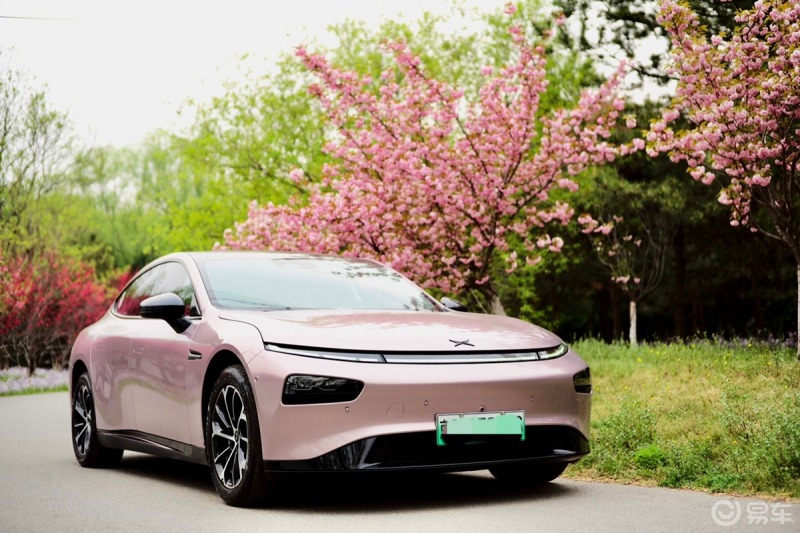 小鹏p7改色-冰莓粉