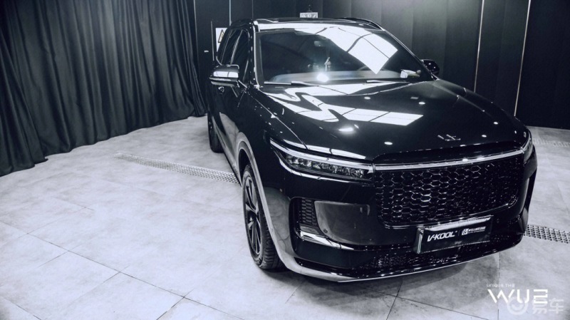 黑武士奶爸,理想one贴车衣 亮条贴黑