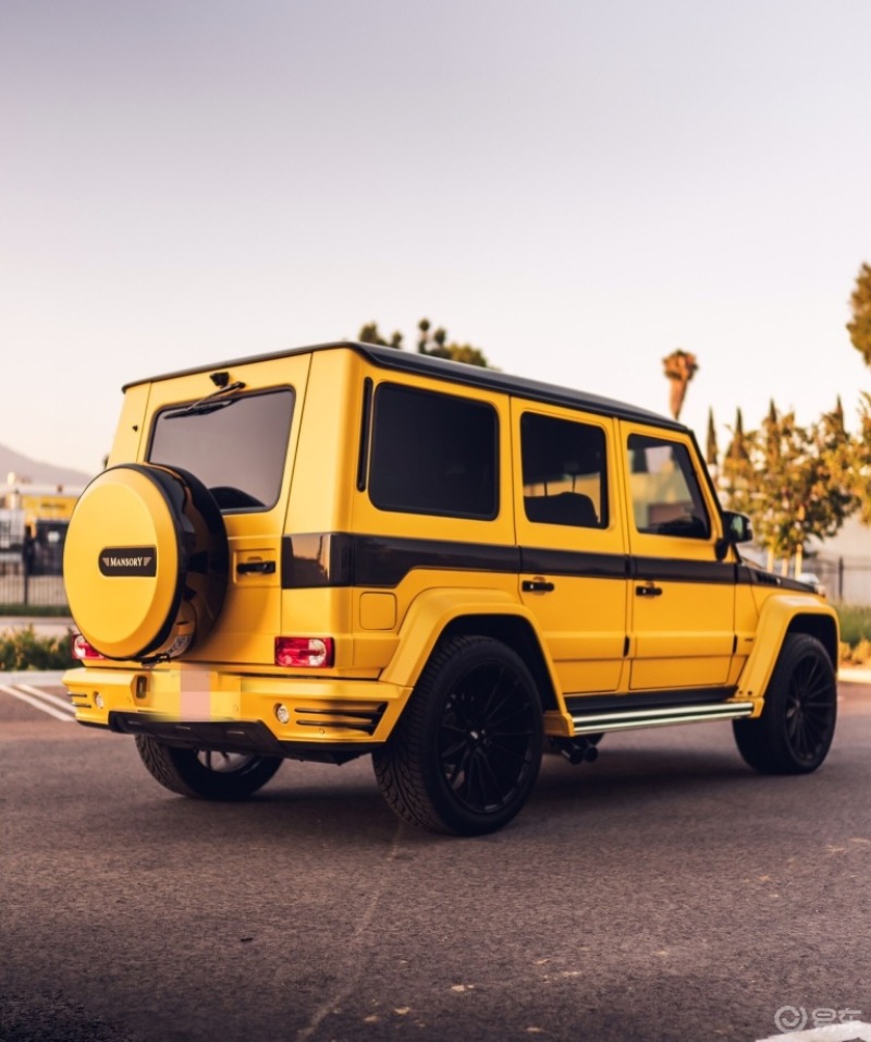 改色电光金属黄,奔驰大g炫酷登场