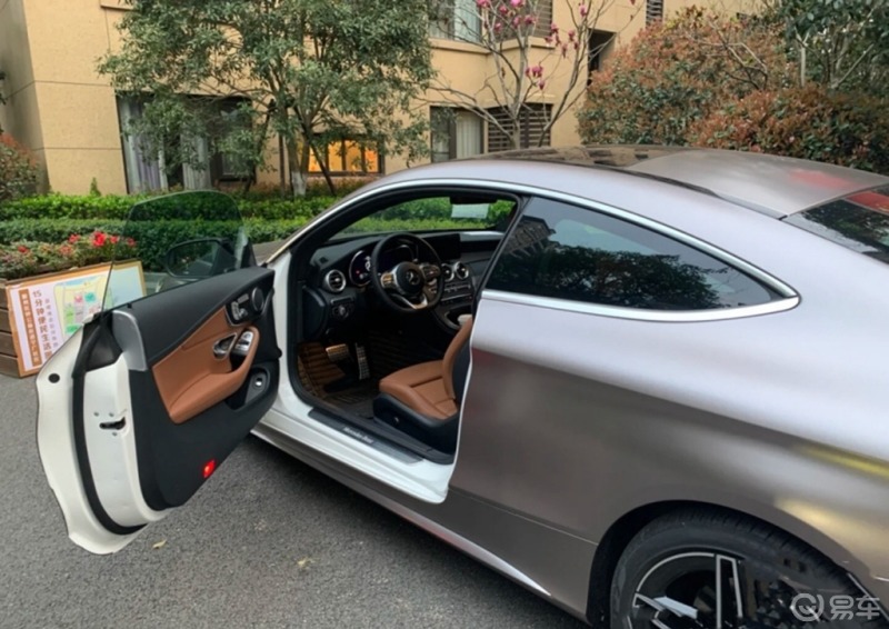 永不过时的经典!奔驰c260改色电光战斗灰