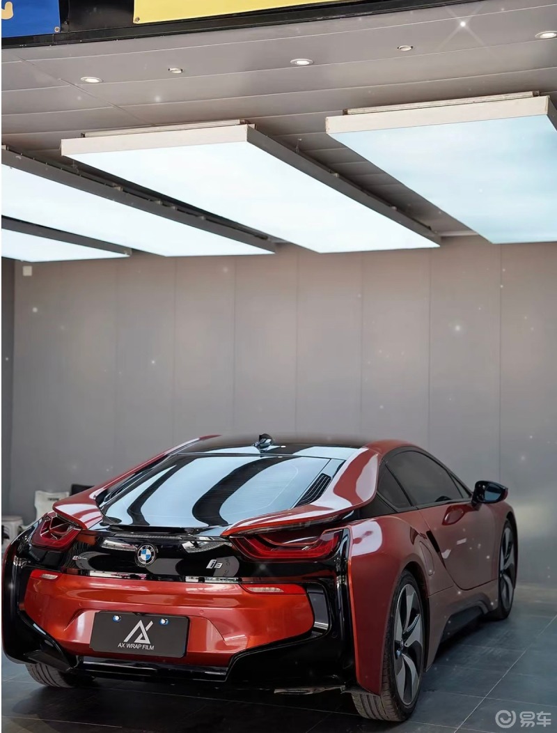 让人脸红心跳的颜色 日不落红-宝马i8