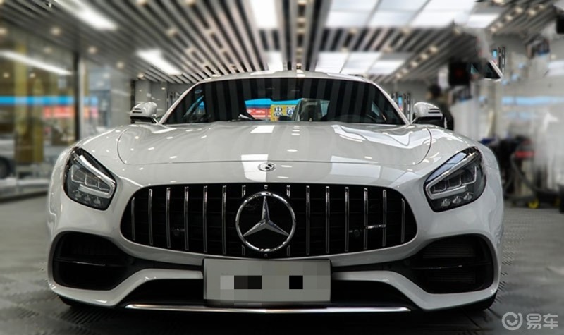 amg优雅又狂野的一面 改色膜之火山灰