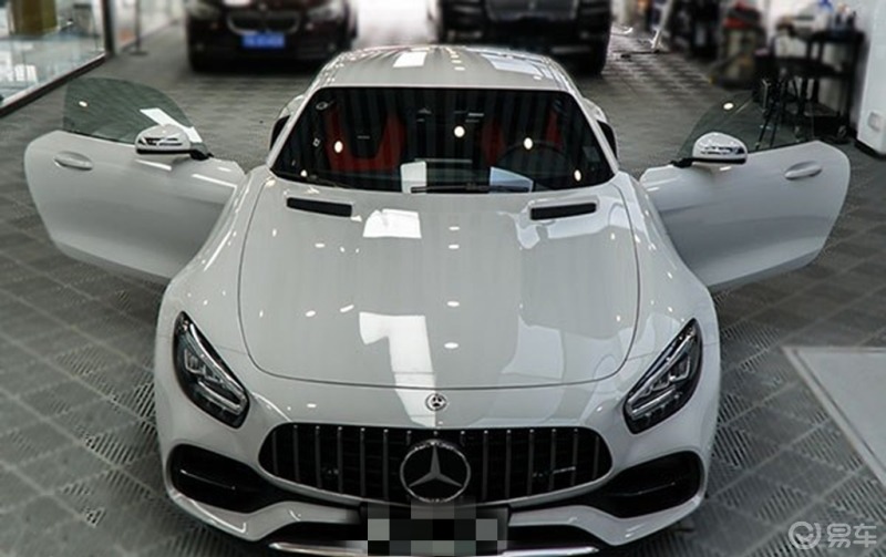 amg优雅又狂野的一面 改色膜之火山灰