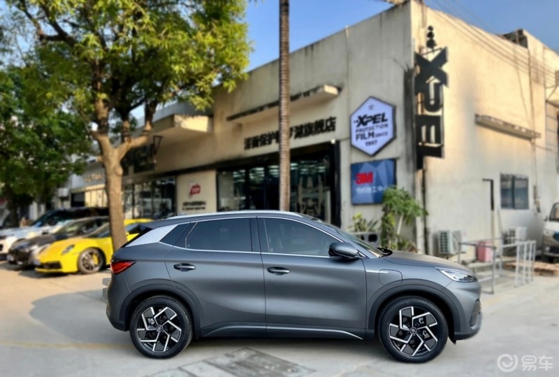 比亚迪 元 改色案例:小珍珠金属灰96