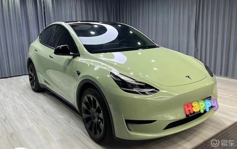 特斯拉改色 卡其绿91_model 3社区_易车社区
