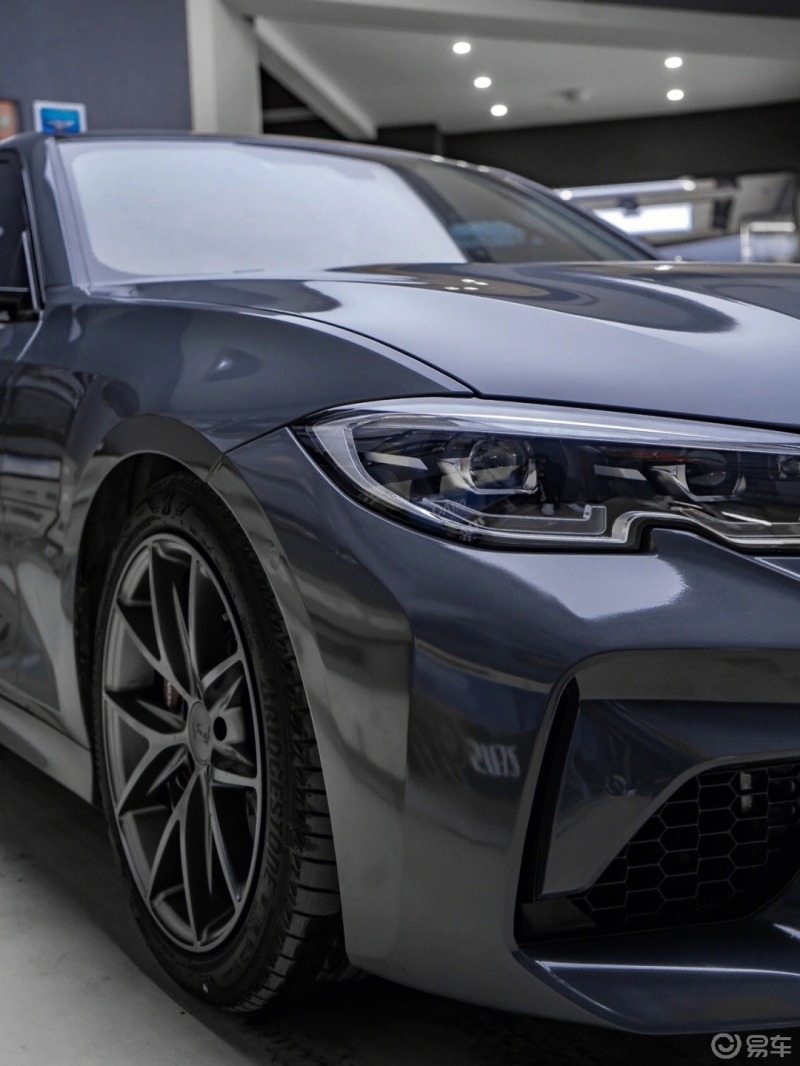 这个灰色好香9494宝马3系改色纳诺灰999999