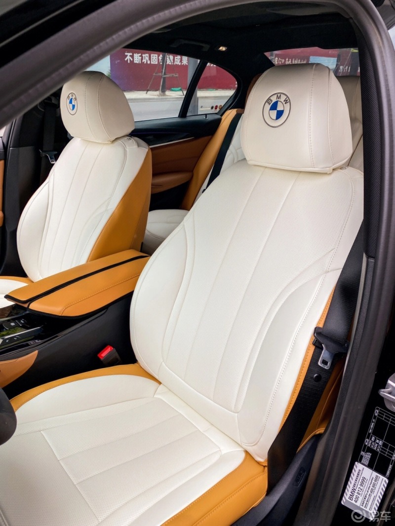 可能是全网唯一的宝马米白色神仙座椅了