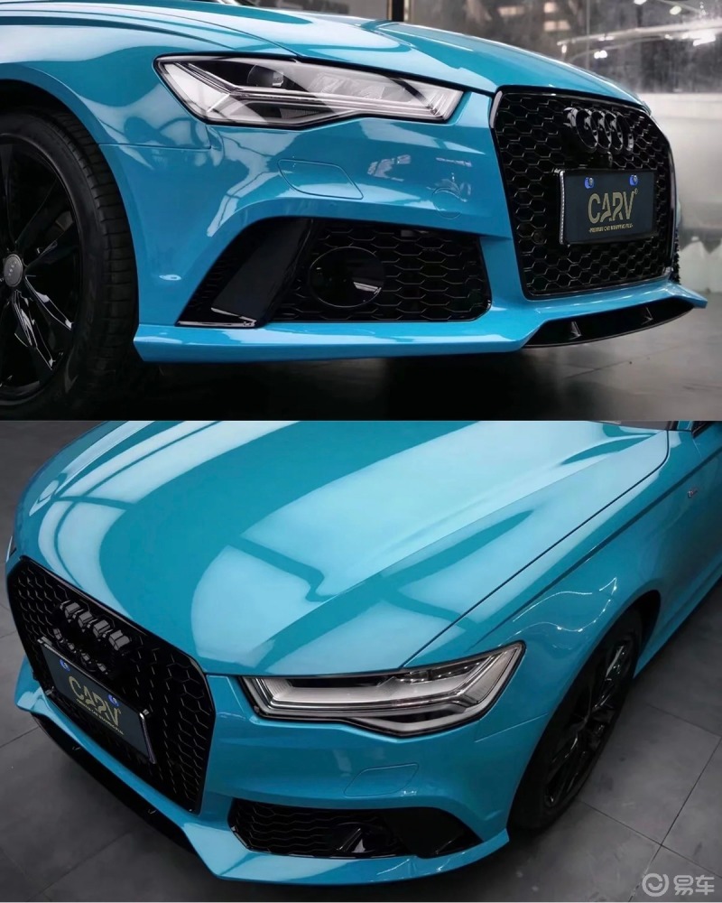 跃动的精灵	奥迪a6l改迈阿密蓝