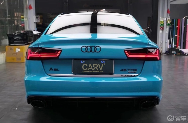 跃动的精灵	奥迪a6l改迈阿密蓝